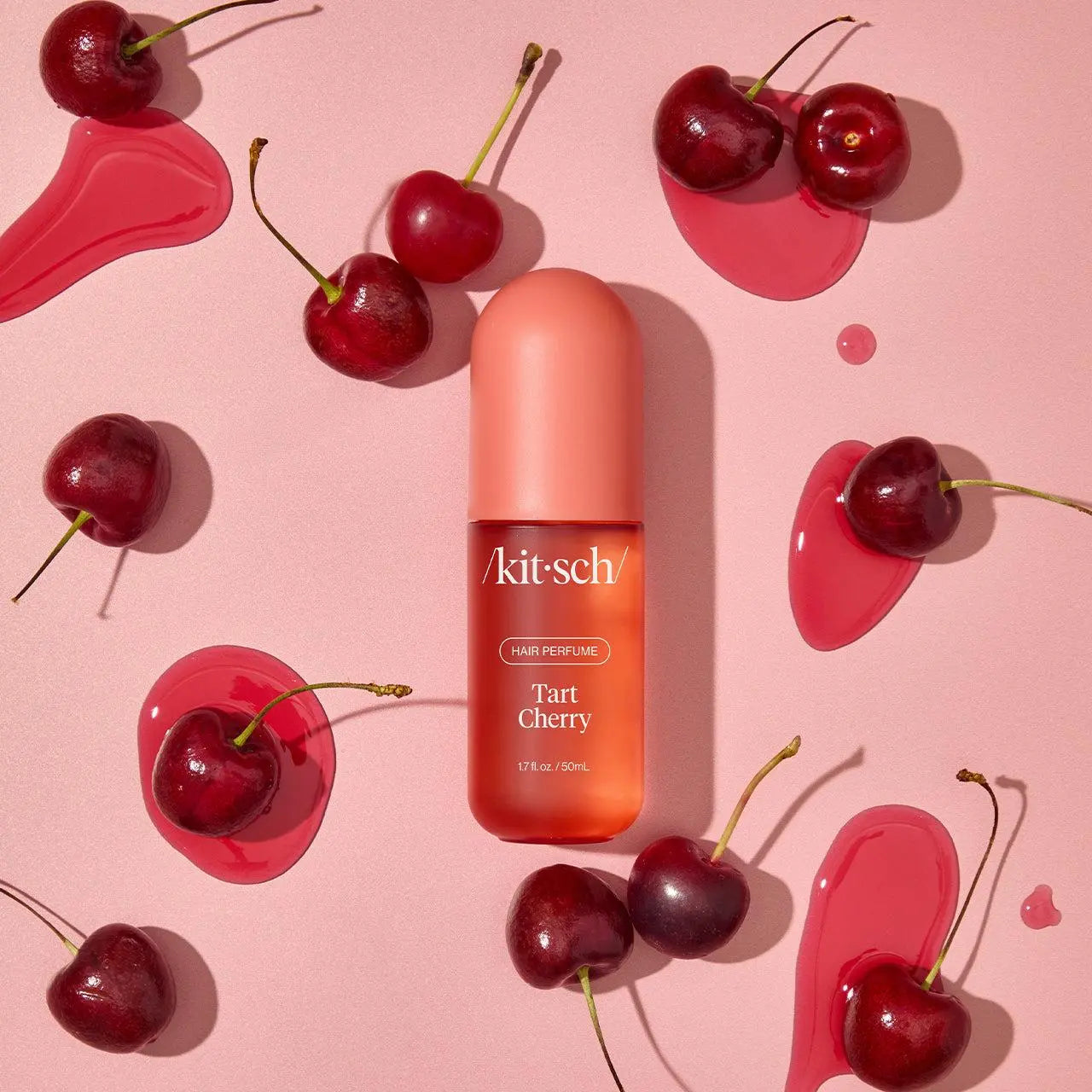 Kitsch Tart Cherry Hair Perfume – Odor-Eliminating, Vegan & Travel-Friendly – Hair Perfumes from Comfy Lifestyle