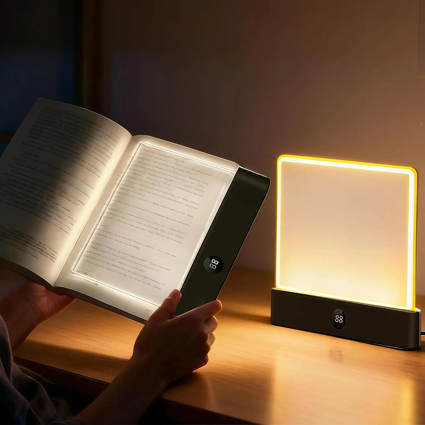 Smart LED Reading Light – Rechargeable, Dimmable Book Lamp with Auto-Off Timer – Reading Lamps from Comfy Lifestyle