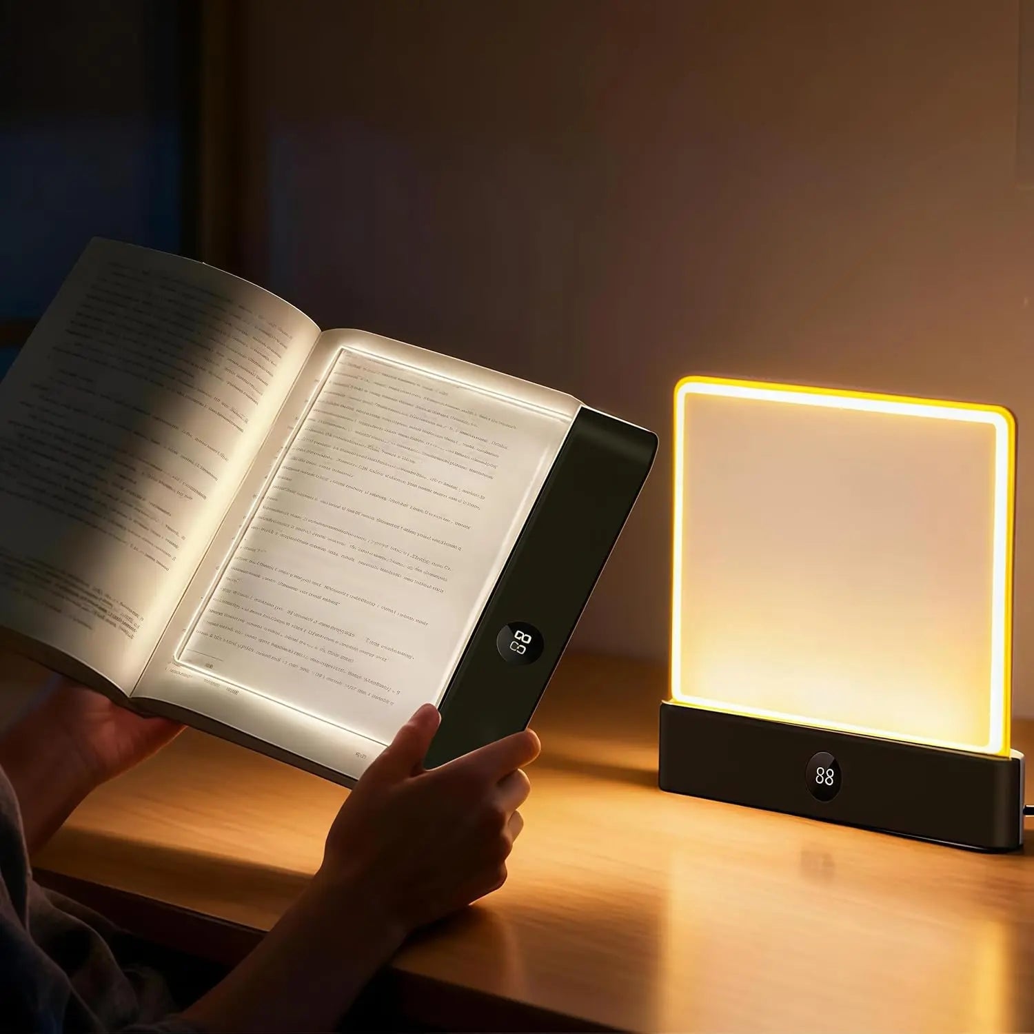 Smart LED Reading Light – Rechargeable, Dimmable Book Lamp with Auto-Off Timer – Reading Lamps from Comfy Lifestyle