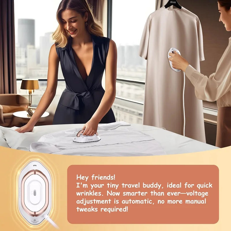 Portable Mini Travel Iron – Dual Voltage 100-240V, Heats in 30 Seconds – Irons from Comfy Lifestyle