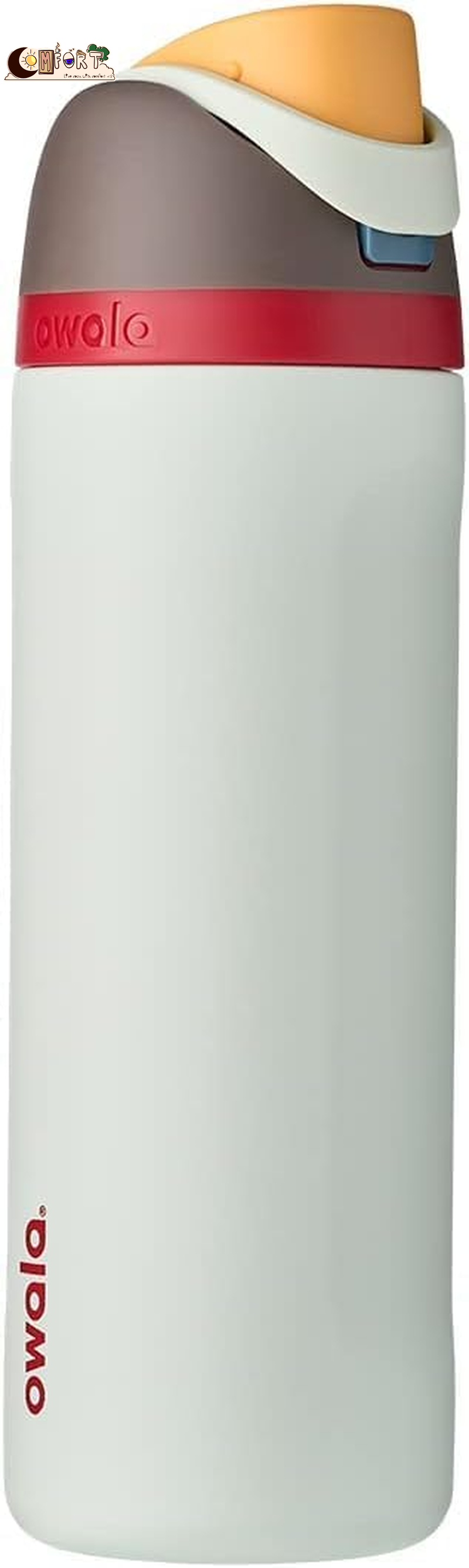 Owala Water Bottle with Straw, Freesip Insulated Stainless Steel, Bpa-Free Sports Water Bottle, Great for Travel, 24 Oz, Boneyard